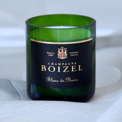 Kerze aus Champagner FLORENT schwarz