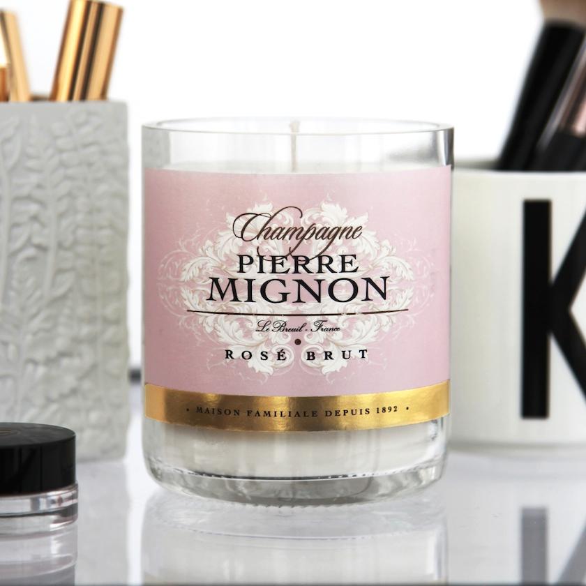 Buch 100 DAYS-Vom Traum zum Start-up-Kerze-Champagner-Mom-Design-Bubbles