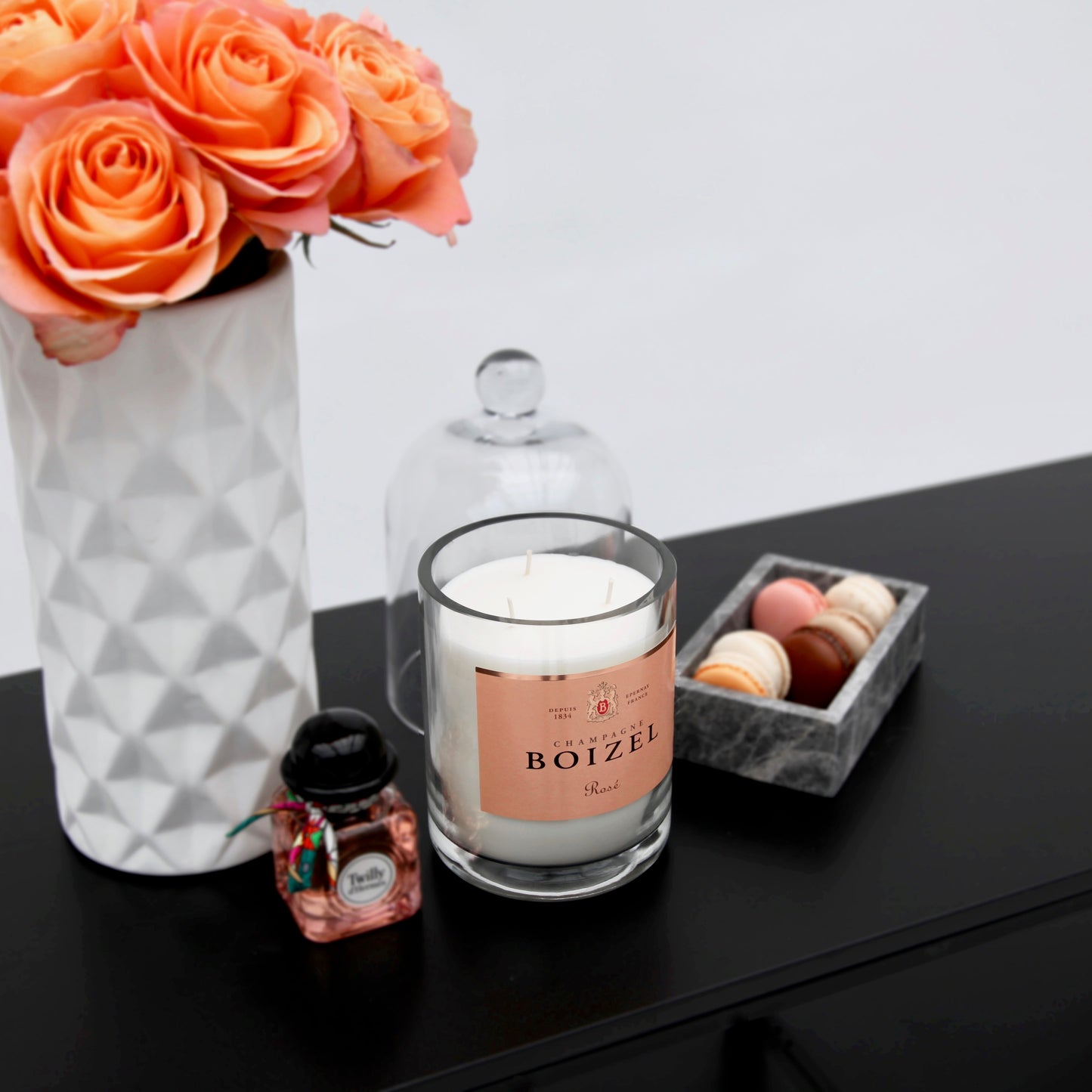 Champagner-Kerze-Valentina-apricot-Boizel-München-Design-Bubbles